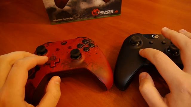 Обзор геймпада XBOX ONE Gears of War Limited Edition Red/ Подключение по Bluetooth смотреть онлайн