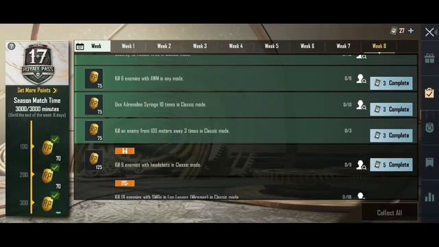 Season 17 Week 8 Royale Pass Mission Explained PUBG Mobile | Week 8 All RP Missions Pubg Season 17 смотреть онлайн