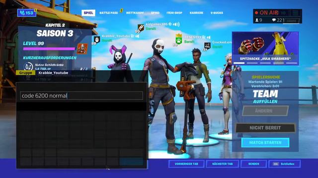 Costum games mit euch OMG //|FORTNITE LIVE DEUTSCH road to 710 abos//#Costum/Games смотреть онлайн