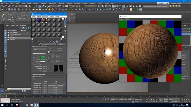 12. 3d max для начинающих. Material editor. Настройка материалов. смотреть онлайн
