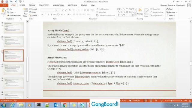 MongoDB Admin | Practical Session | GangBoard смотреть онлайн