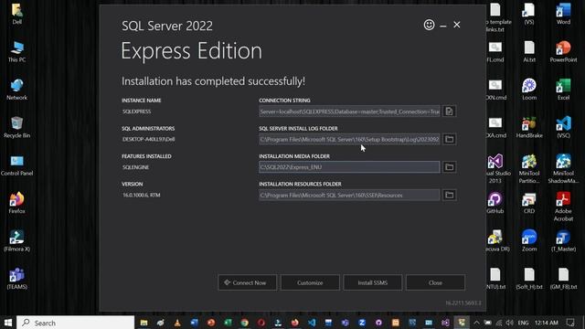 How to download & install [ SQL Server & SQL Server Management Studio ] on Window 10 / 11. смотреть онлайн