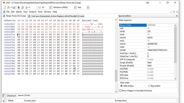 Convert n64 Eeprom Save dumps for Emulators (.n64/.MPK to .eep) смотреть онлайн