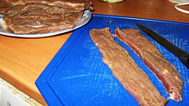 Бастурма из свинины в духовке