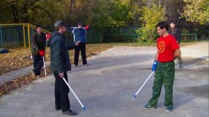 Фехтование на палках  Тех разминка