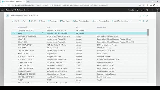 Permissions in Dynamics 365 Business Central смотреть онлайн