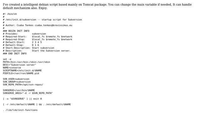 DevOps & SysAdmins: svnserve init.d script (3 Solutions!!) смотреть онлайн