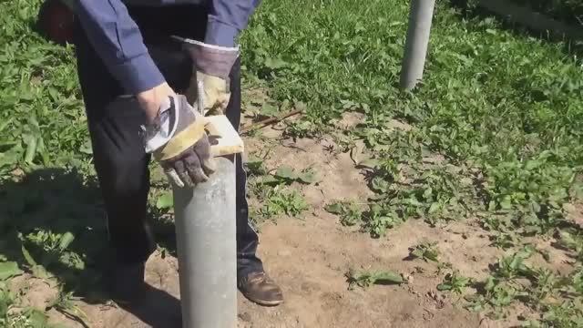 Строим маленький каркасный дом на сваях своими руками (ч 5). Армирую свайный фундамент смотреть онлайн