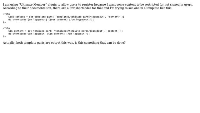 Wordpress: Adding a template part as part of a shortcode смотреть онлайн