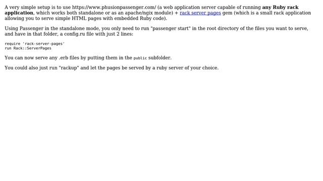 DevOps & SysAdmins: How to setup a webserver to run inline ruby? (5 Solutions!!) смотреть онлайн