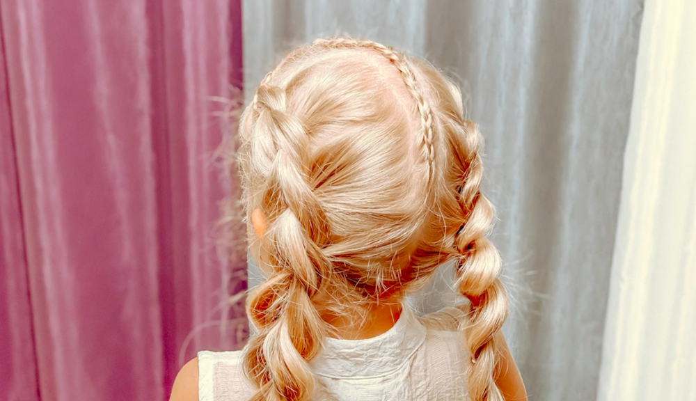 Как ЛЕГКО заплести Французские косы с необычным пробором. Подробный урок смотреть онлайн