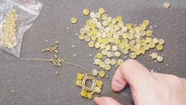 КОМПЛЕКТ ИЗ ЦИТРИНА.. ПОПРОБОВАЛА НОВЫЙ ВАРИАНТ.. смотреть онлайн