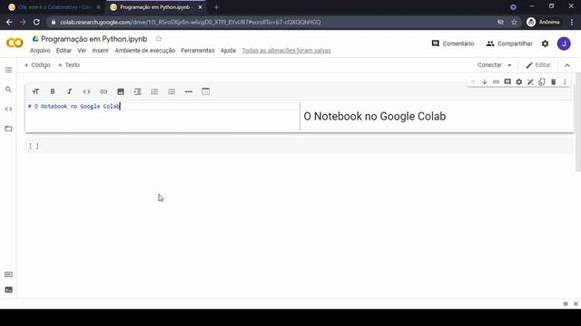 Python | Interface de Desenvolvimento | Google Colab смотреть онлайн