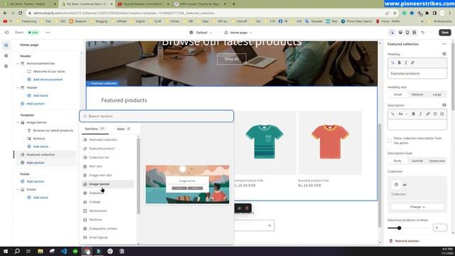 How To Customize Shopify Store Design for Beginners | Shopify Course # 005 смотреть онлайн