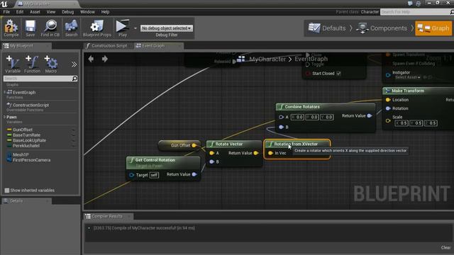 Unreal Engine 4 - Weapon (1). Пулемет. смотреть онлайн