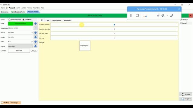 CPOSdz gestion des articles et stock смотреть онлайн