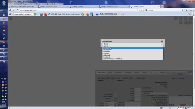 Export-install Template in CMS-IDE visual php CMS смотреть онлайн