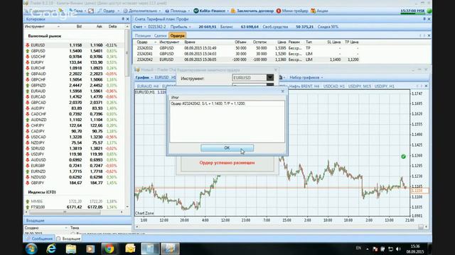 Начинающим трейдерам 08.09.2015 смотреть онлайн