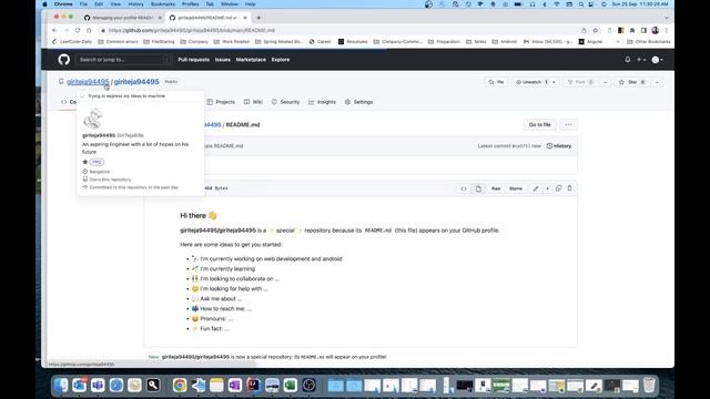 How to showcase your github profile #github #readme #githubtutorial #githubpages #coding смотреть онлайн