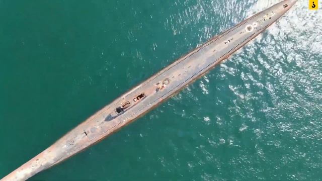 Подводная лодка ПЗС-50 (С-49) была отбуксирована в док для ремонта смотреть онлайн