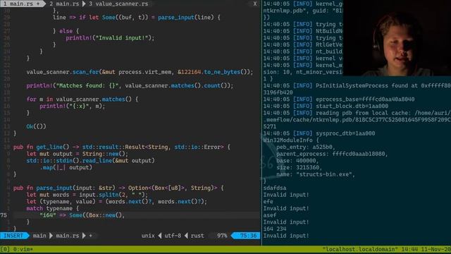 Rusty Input Parsing 101 - memflow Applied #04 смотреть онлайн