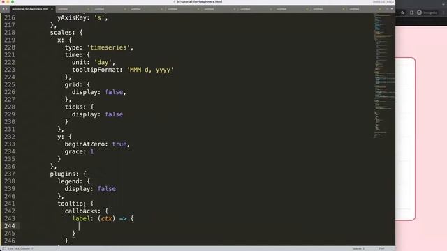How to Create Custom Candlestick Chart In Chart JS Part 7 смотреть онлайн