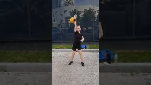 Пузанова Екатерина в/к 63кг, гиря 16кг, рывок 98 подъёмов. смотреть онлайн