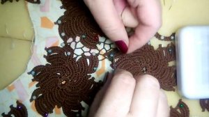 Вязание сеточки в Ирландском кружеве, мастеркласс.