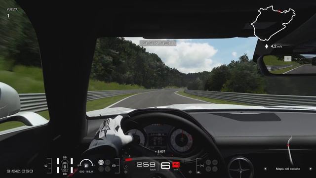 Gran Turismo 7 l SLS AMG '10 - Nordschleife (7:14.625) Cockpit View смотреть онлайн
