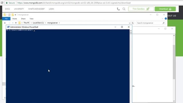 how to install mongodb in windows server 2016 смотреть онлайн