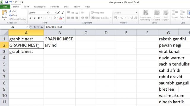 How to Change Small letter to Capital letter in MS Excel смотреть онлайн