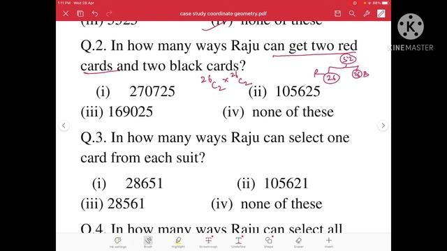case study question on permutation & combination II permutation II combination II CBSE case study q смотреть онлайн