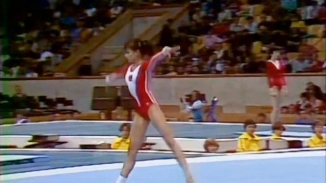 [HDp50] Natalia Shaposhnikova (URS) Floor Team Compulsories 1980 Olympic Games смотреть онлайн