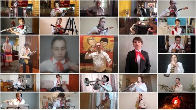 С Днём пионерии! «Погоня» (Ансамбль песни и танца под управлением Алексея Губарева) смотреть онлайн