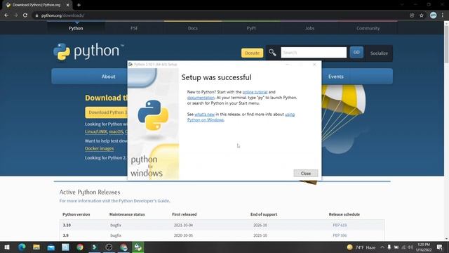 How to Install Python 3.10.1 and use it in Jupyter Notebook смотреть онлайн