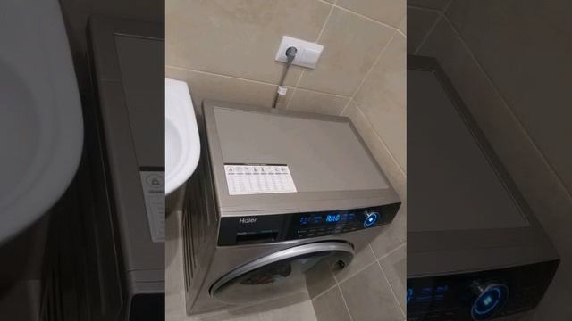 Стиральная машина узкая Haier HW80-BP14979S покупют смотреть онлайн
