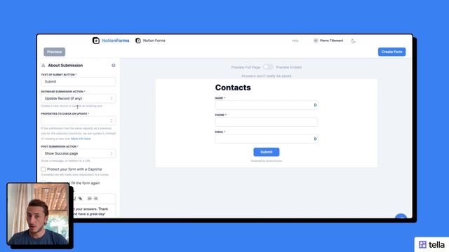 Update a Notion record using your NotionForms form I NotionForms смотреть онлайн