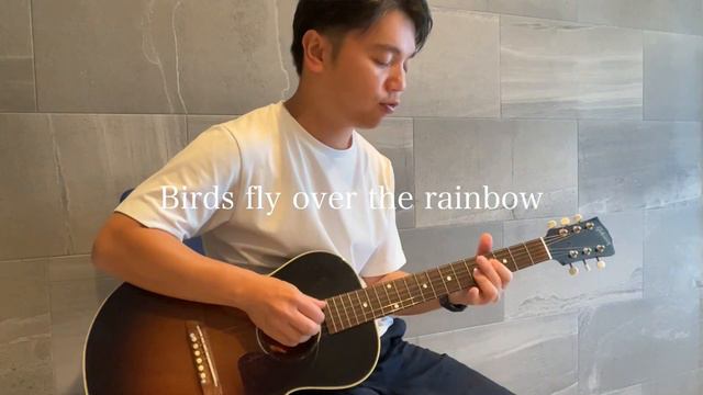 【Over the Rainbow】 〜山崎まさよしVer〜　ギター弾き語り смотреть онлайн