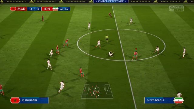 FIFA WORLD CUP 18 MOROCCO VS IRAN {PS4} | FIFA 18(FULL GAMEPLAY) [PS4 PRO] смотреть онлайн
