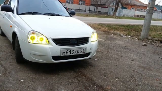 ?Angetenar? разноцветные фары приоры?, какие глазки? смотреть онлайн