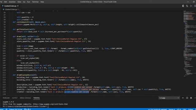 Coding Cookie Clicker with Python in 6 minutes смотреть онлайн