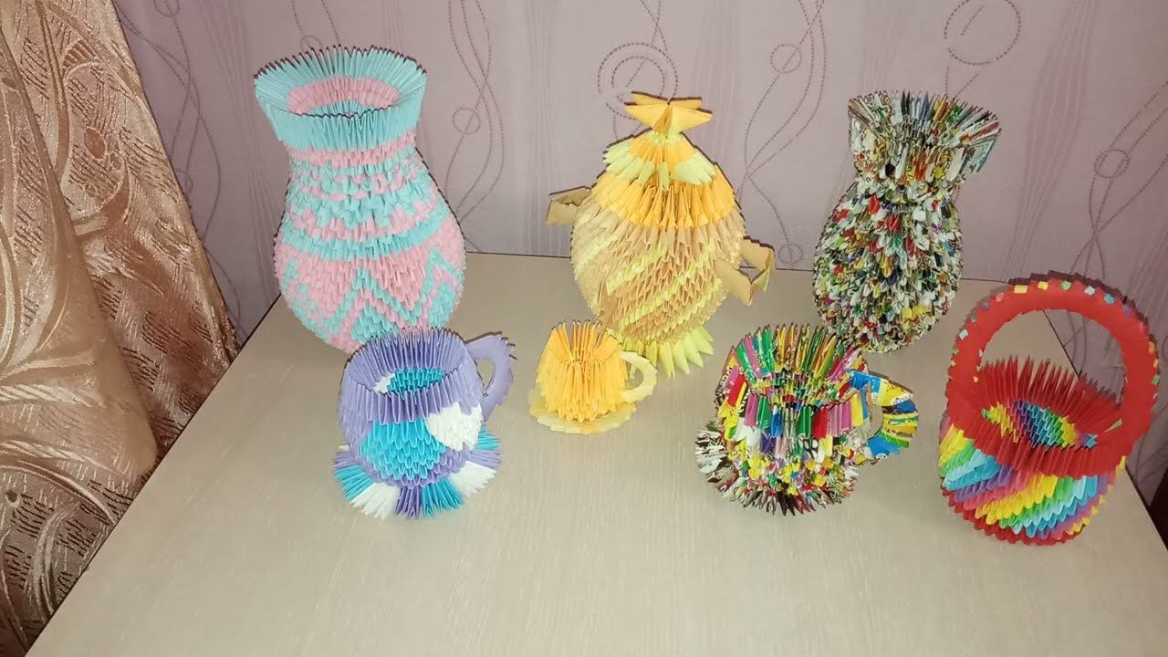 Модульное оригами для начинающих/сердечко из модулей смотреть онлайн