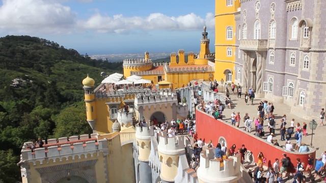Дворец Пена. Синтра, Лиссабон - Португалия - Pena Palace. Sintra смотреть онлайн