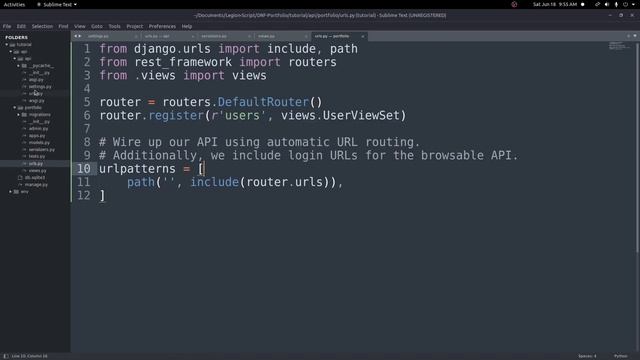 Set Up: Django Rest Framework & React Portfolio Website смотреть онлайн