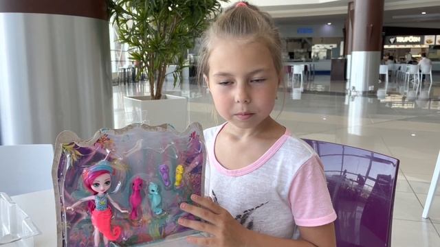 Enchantimals Royal Ocean Sedda Seahorse Pаспаковка нового набора Энчантималс Семья Морских коньков