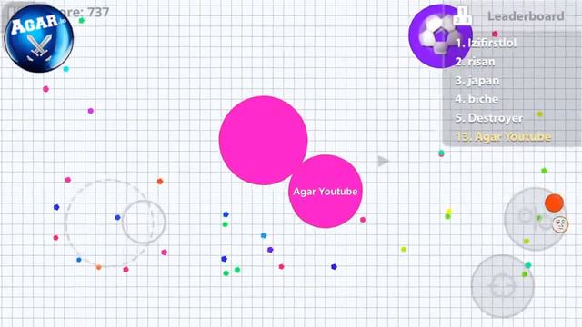 Agar io Первый Мобильный Геймплей ★★★ смотреть онлайн