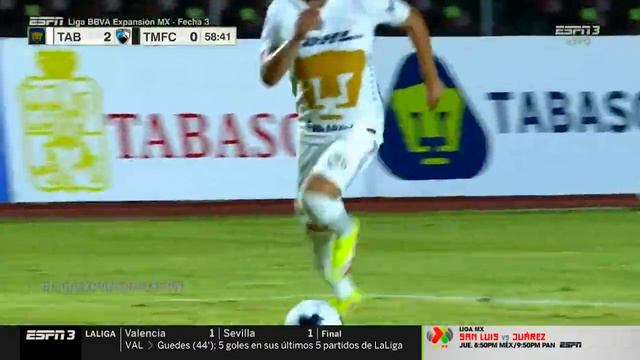 Gol de E. Montejano | Pumas T. 2 - 0 TM Futbol Club | Jornada 3 – Grita México C22 смотреть онлайн