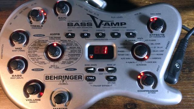 Behringer BASS V-Amp/Pro | Complete Review, Demo also for Electric Guitar ?& ?Acoustic смотреть онлайн