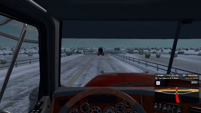 Christmas Event Trailer + Western Star 4900FA review + gameplay | American truck Simulator смотреть онлайн