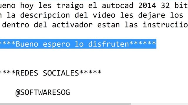 AUTOCAD 2014 32bits FULL Y EN ESPAÑOL смотреть онлайн